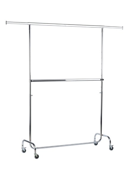 double clothing rack